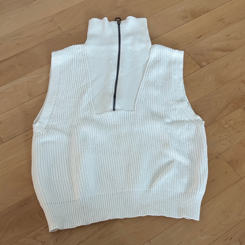 White Sweater Vest